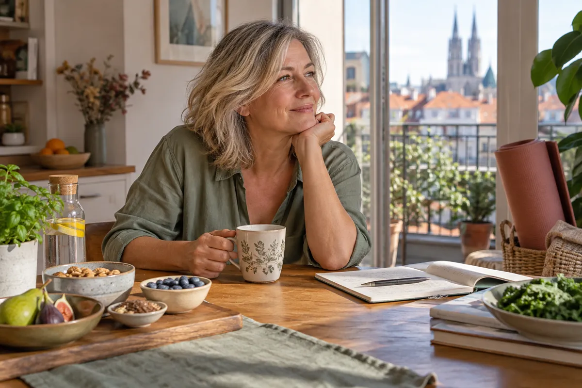 Ilustracija: Menopauza - prehrana i zdravlja