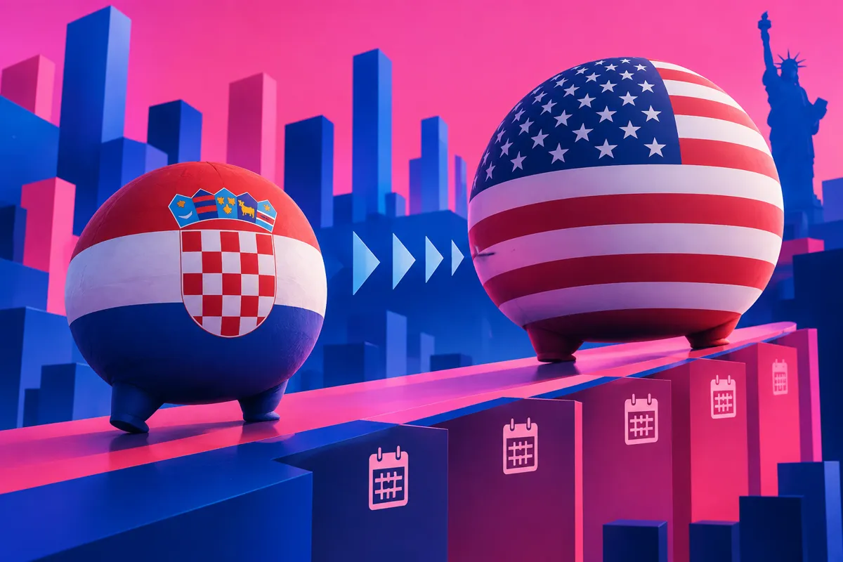 Ilustracija: Hrvati će za osam godina biti DEBELI kao Amerikanci!