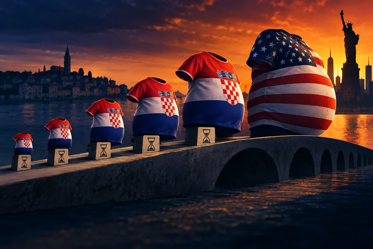 Ilustracija: Hrvati će za osam godina biti DEBELI kao Amerikanci!