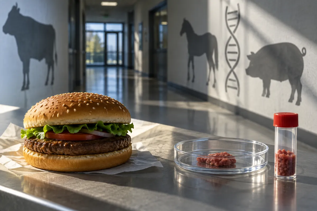 Ilustracija: U goveđim hamburgerima pronađen DNK konja i svinje