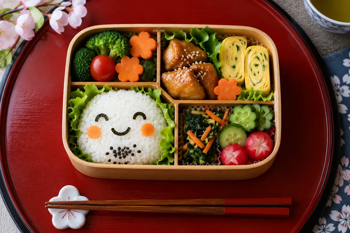 Ilustracija: "Bento" - japanski način pripreme hrane za djecu